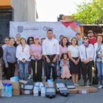 Roberto Solís encabeza la primera Faena Comunitaria en "Los Encinos": realiza mejoras en infraestructura y alumbrado público